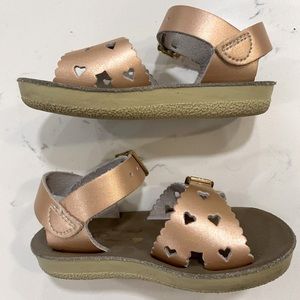 Sun San Sweetheart Sandal, Size 6, Rose Gold
